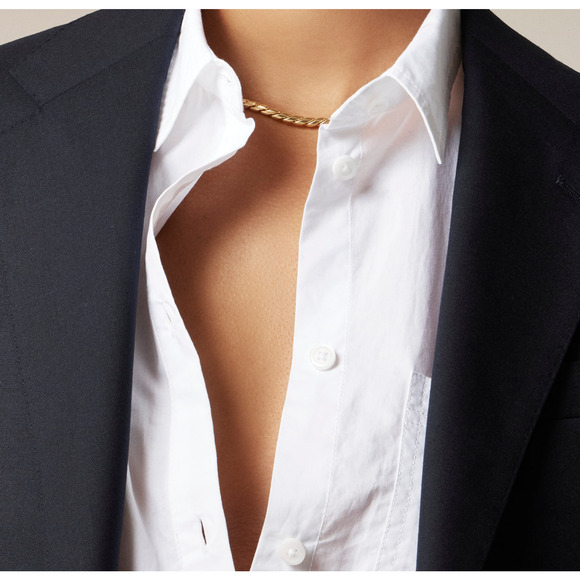 J.Crew Garcon Classic Shirt Button Up Cotton Poplin White Minimalist US 2 NWT - Picture 3 of 12